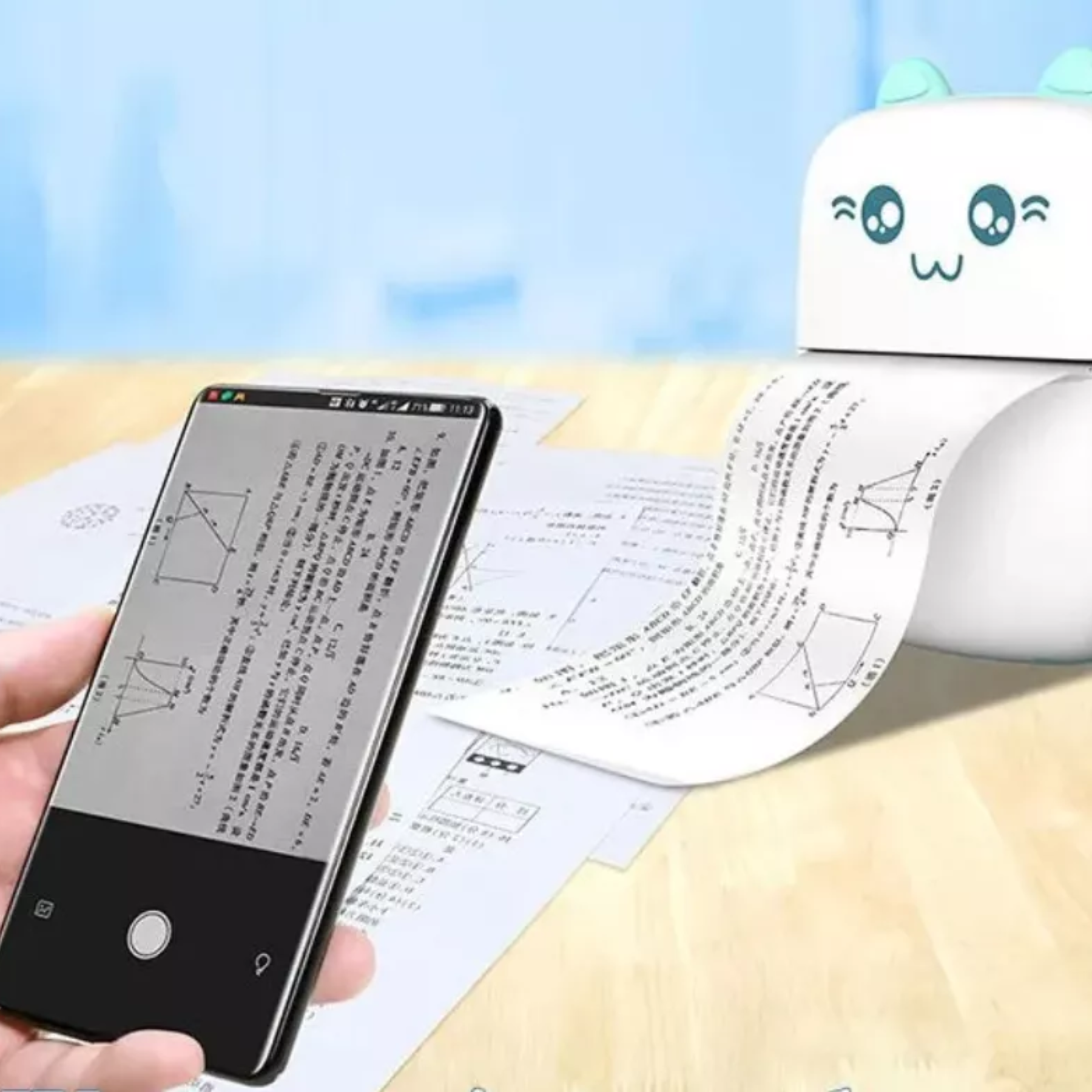 Mini Impresora Portátil Bluetooth De Gato